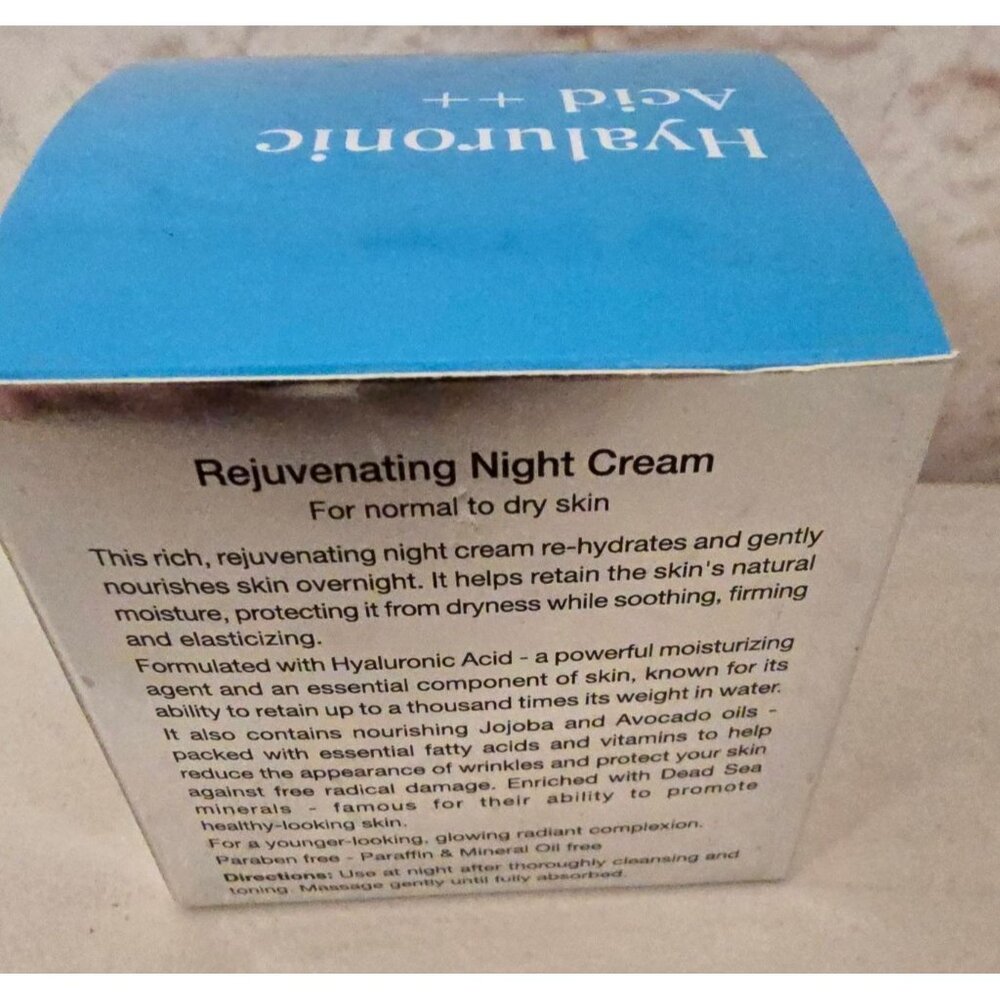 Hyaluronic Acid ++ Rejuvenating Night Cream 50ml Normal To Dry Skin - Picture 4 of 4